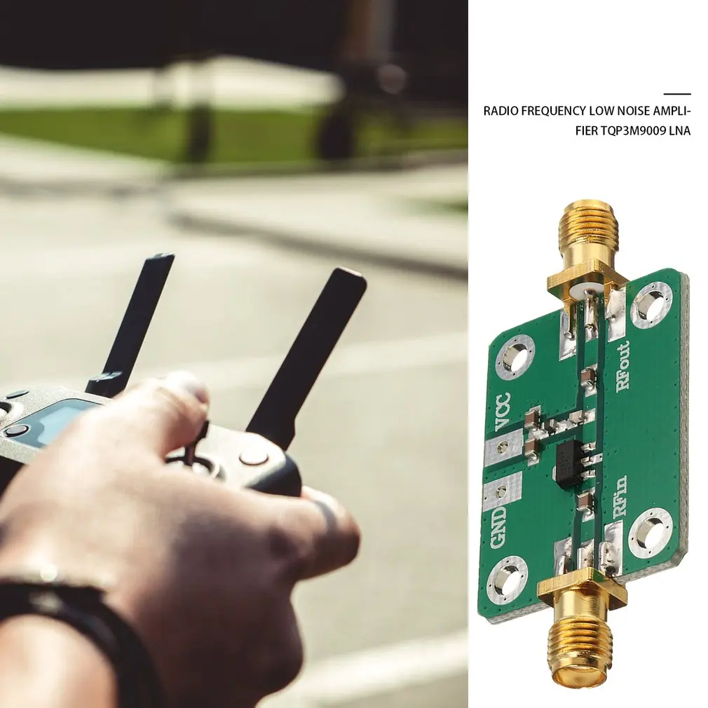 Nível de Ruído Placa de Sinal Receptor de Rádio de Banda Baixo Amplificador Larga Circuitos Módulo 50-4000mhz rf Tqp3m9009 Lna 7 rádio de banda larga amplificador circuitos módulo