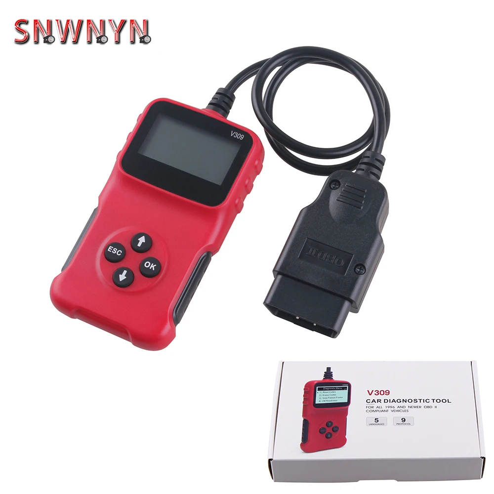 

obd2 professional automotive scanner OBDII Code Reader Car Diagnostic tools elm327 OBDII Scan tool herramientas