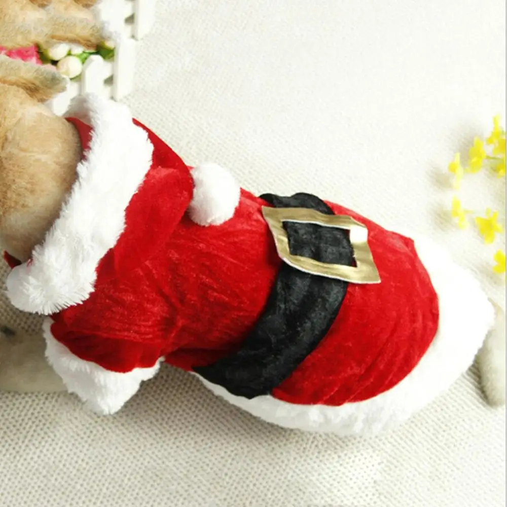 Christmas Dog Skirt Transformed Dress Santa Claus Clothes Classic European And American Dog Pet Christmas Clothes