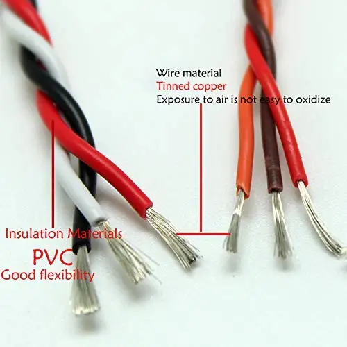 5 м 16 футов 22AWG 26awg 30/60 Core 3 way Twist Servo удлинитель JR Futaba витой провод свинец для RC аксессуары для самолетов