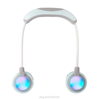 

Portable Hanging Neck Fan USB Rechargeable 3 Speed Settings Air Cooler for Travel Home Office Use N11 20 Dropshipping