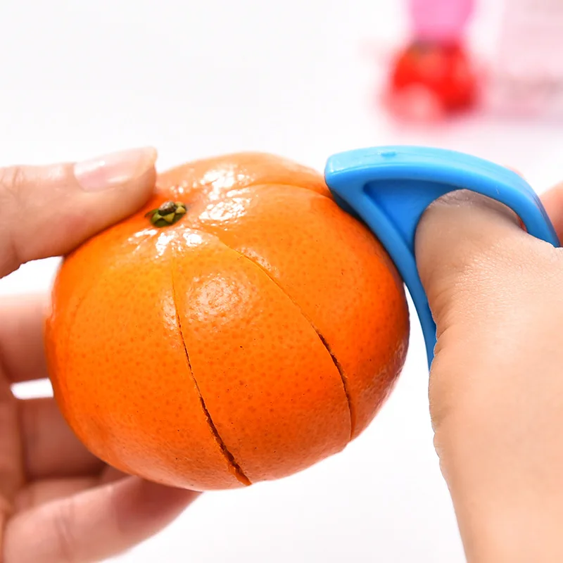 5Pcs Citrus Fruit Slicer Orange Lemon Cutter Peeler Opener Plastic Remover