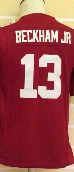 Золотой Молодежный Нью-Йорк s,#10 Eli Manning#13 Odell Beckham Jr Дети, красный белый синий прошитый Логотип Джерси - Цвет: Золотой