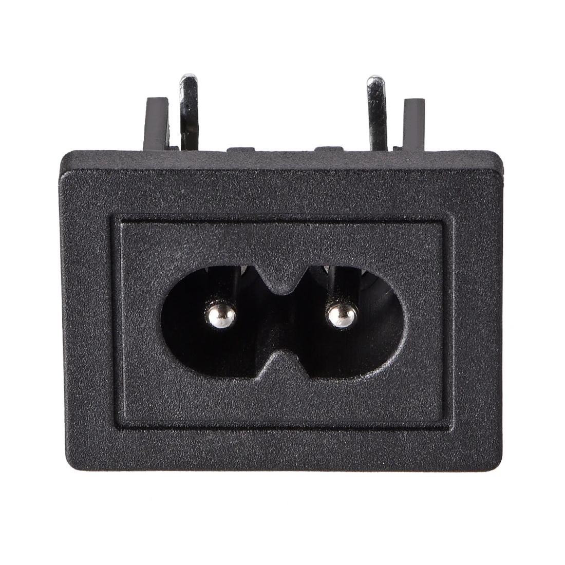 

uxcell Panel Mount Plug Adapter AC 250V 3 Pins IEC C8-Right Angle-5pcs