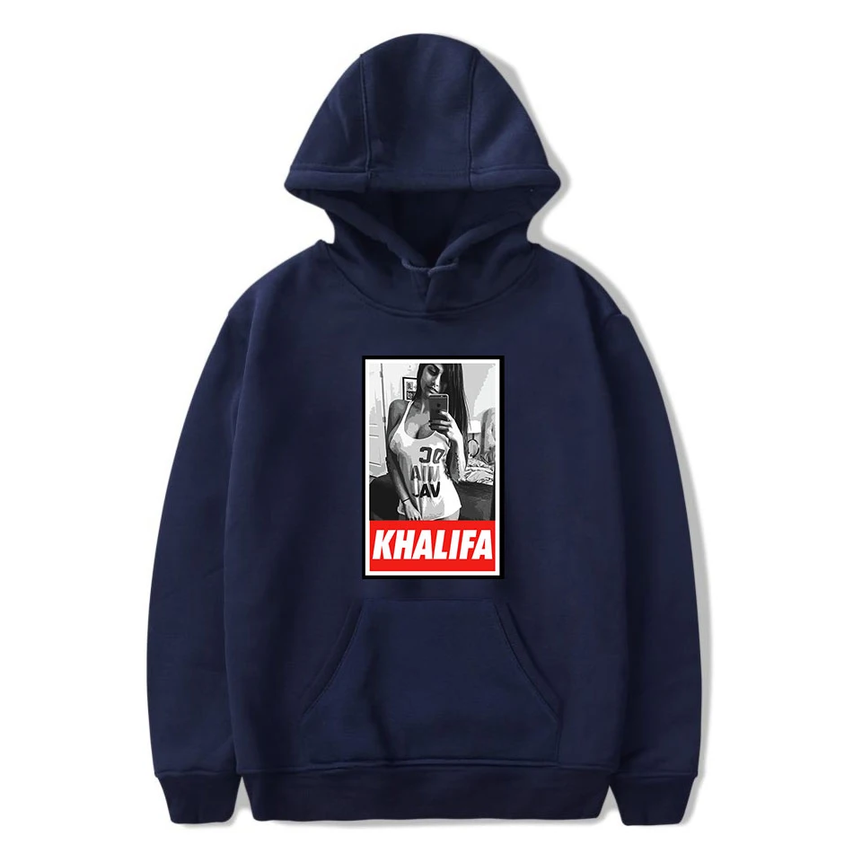 

Fashionable autumn top Mia Khalifa spring youth Hoodie casual wear 2020 Harajuku street ladies pullover hooded sweatshirt