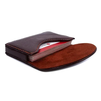 

Business Card Holder PU Portable Name Card Case Holder Organizer for Exhibition Conference Work Business