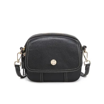 

WOMEN'S Bag 2020 Cross-body Leather Bag Hipster Shoulder Soft Leather Bag Retro Phone Bag