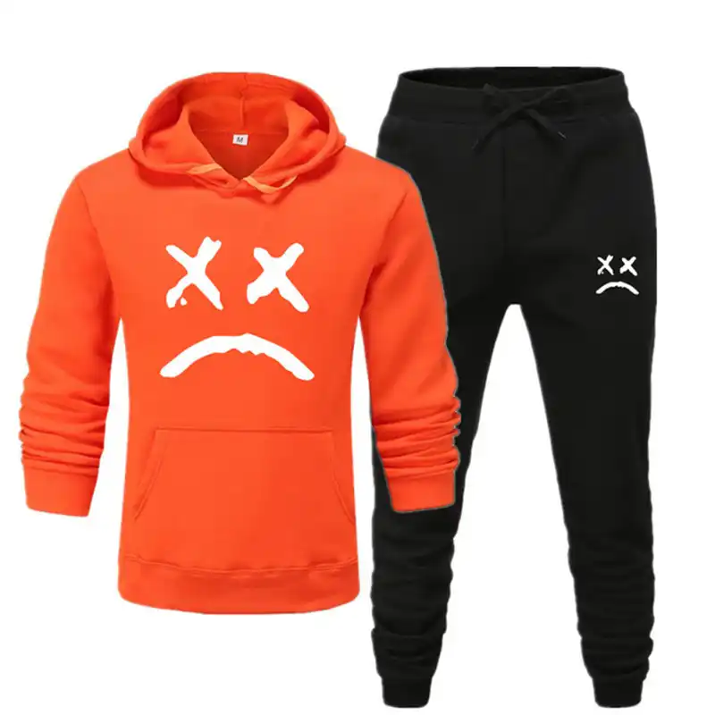 lil peep orange hoodie