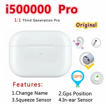 

i500000 Pro TWS Aire 3 Pressure Sensor Blackpods Pro Earbuds Wirless charging PK Airs Pro i9000 i900000 pro i100000 tws aire 3 2