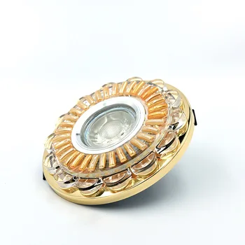 

Round crystal recessed downlight with led spot bulb for kitchen indoor decor