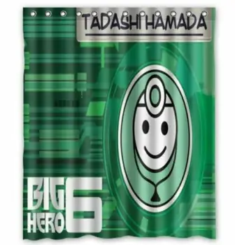

Big hero great shower curtain with hooks waterproof