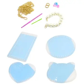 

UV Epoxy Mold for Woven Transparent Bag Hand-woven Crochet Wool Yarn DIY Material Package