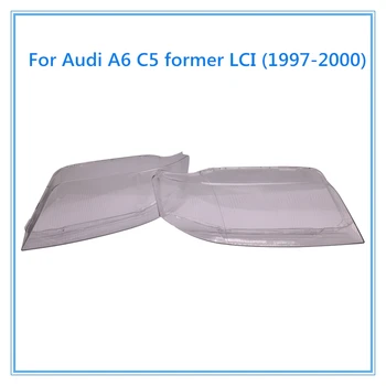 

for AUDI A6 C5 Pre LCI (1997-2000) Headlight Glass head light lamp Lens Cover (PAIR)