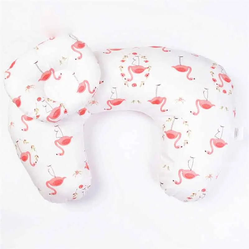 Flamingo Pillow Регулируемая подушка для грудного вскармливания и наволочка для подушки для кормления, поясная подушка для кормления ребенка, подушка для новорожденных, наволочка для кормящих мам - Цвет: Flamingo Pillow