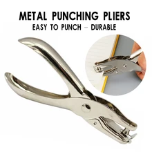 

Metal Punch Plier Single Hole Puncher Toilet Paper Puncher Single Hole Scrapbook Hole-punching Machine School Office Metal All