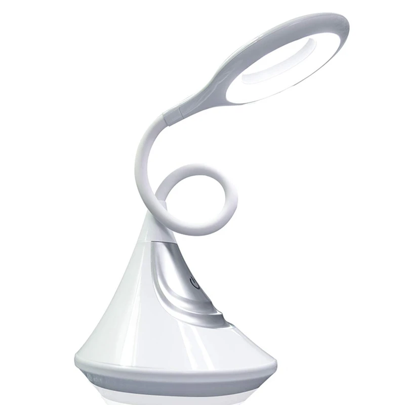 

FashionLed Desk Lamp Rechargeable, Eye-Caring Dimmable Table Lamp,Contact Control Bedside Wireless Lamp for Books/Bedroom/Kids