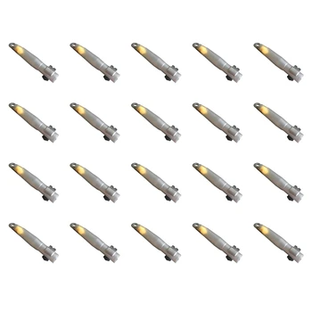 

SEWS-20Pcs Durable Outdoor River Sea Rod Fishing Rod Cap Pole Protection Protect Caps Long Throw Fishing Accessory Tools