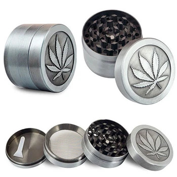 

4 Layers Lighting-Shaped Smoking Herb Grinders Tobacco Cigarette Lighting Grinders Fumar Hierba Smoke Grinders