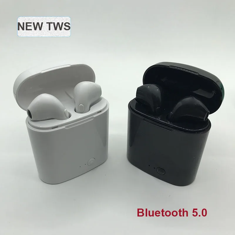 I7s TWS pk i14 tws Беспроводная гарнитура Bluetooth Влагозащищенные Беспроводные спортивные наушники для Iphone Android