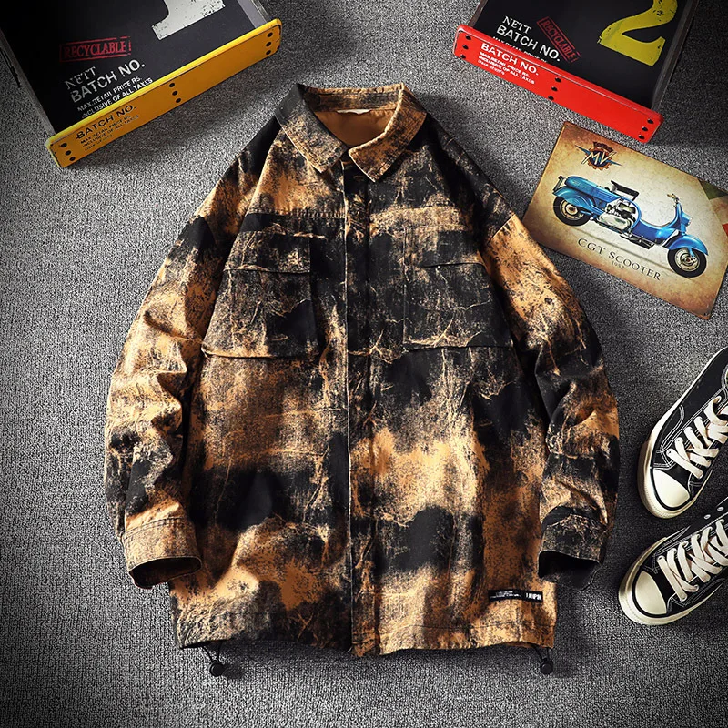 

2020 Spring Main Push Japanese-style Popular Brand-Style Large Size Camouflage Labeling Jacket M-5x Hj1944-