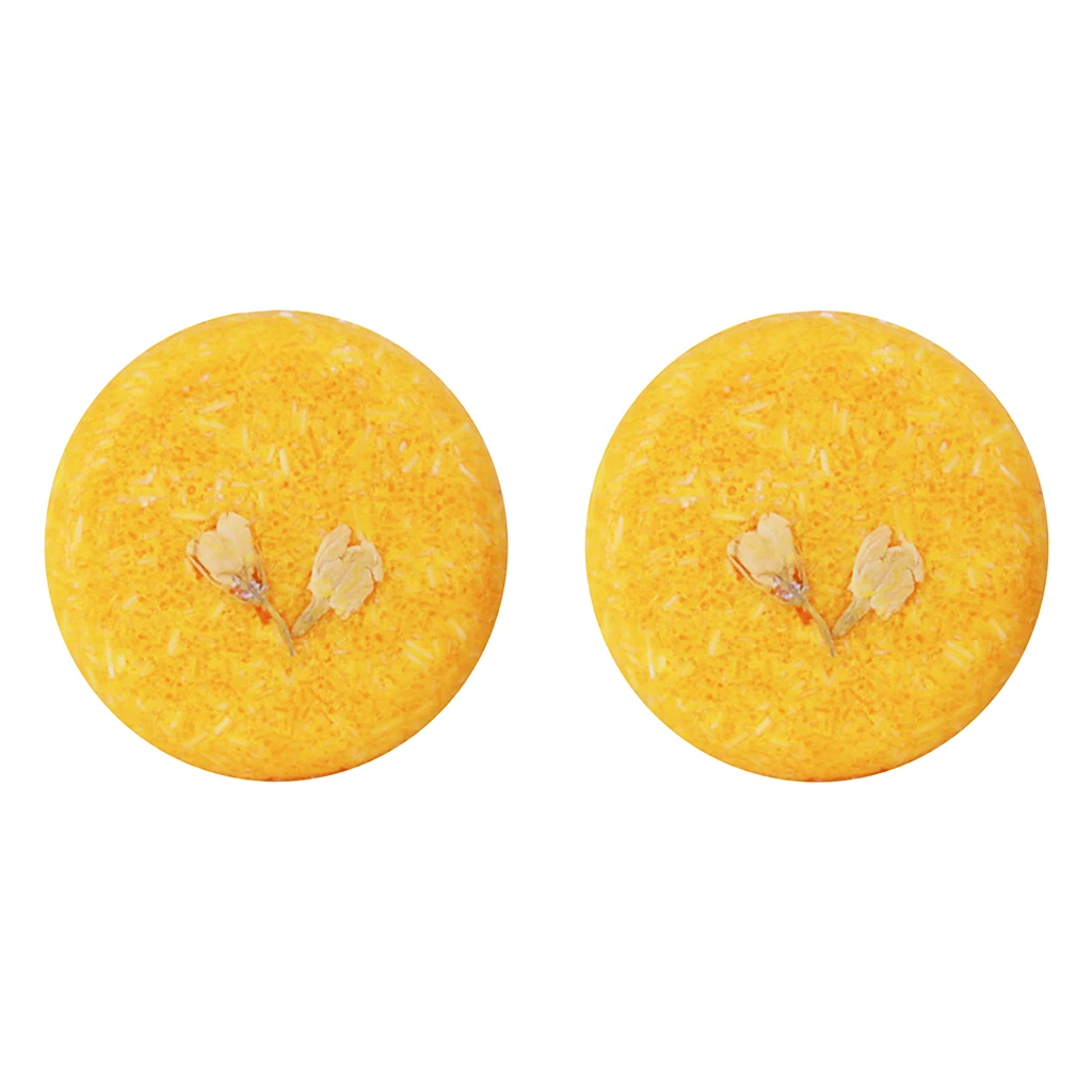 2x 100% Organic Jasmine Solid Shampoo Soap Bar Eco-Friendly Hair Shine