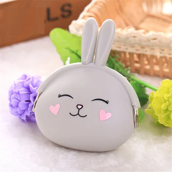 

Imaginative Cartoon Coin Purse Chain Diagonal Bag Portable Key Earphone Storage Bags Silicone Kawaii Wallet Zipper Pouch