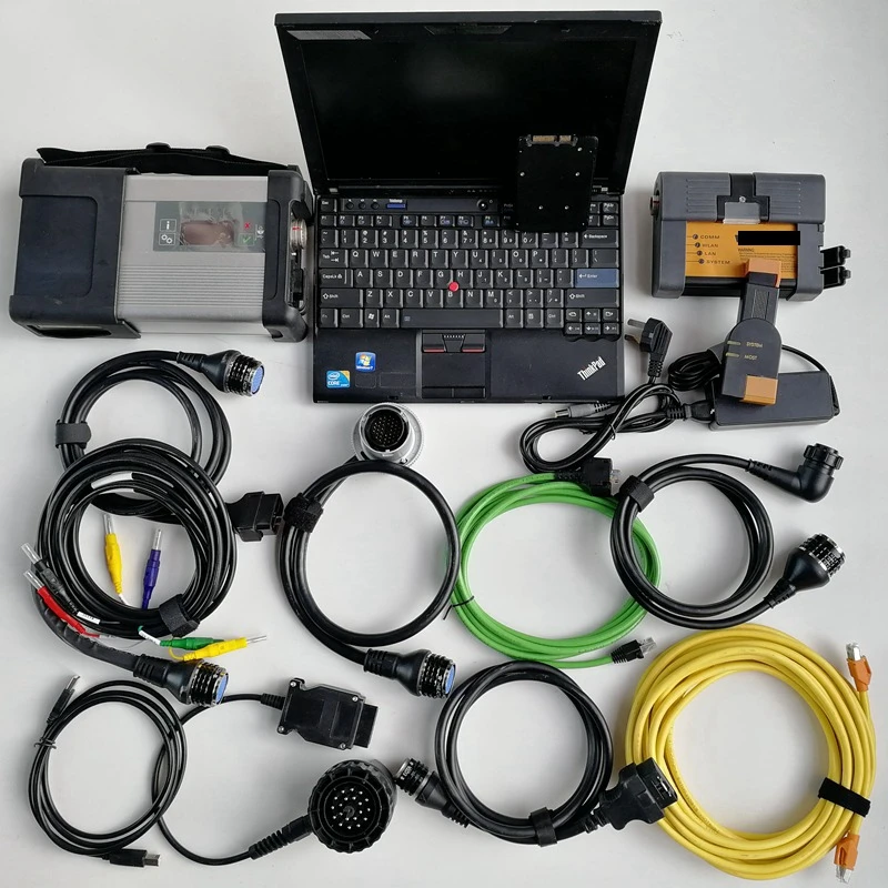 

2in1 MB Star C5 and Icom A2 B C with V07.2019 software installed on 1TB SSD and Used Laptop X201 I7 8G for Auto diagnostic Tool