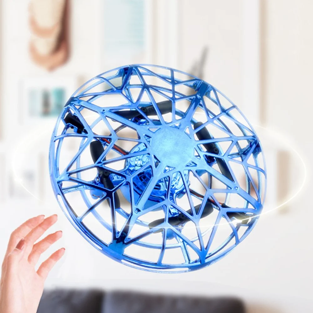 Mini Drone UFO Hand Operated RC Helicopter Quadrocopter Drone Infrared Induction Aircraft Flying Toys For Kids Mini Drone UFO Hand Operated RC Helicopter Quadrocopter Drone Infrared Induction Aircraft Flying Toys For Kids
