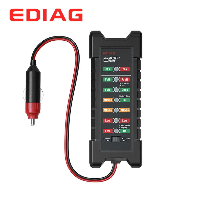 EDIAG BM420 Батарея Тестер 12 ~ 24V сигареты светильник er версия Автомобильный цифровой 6