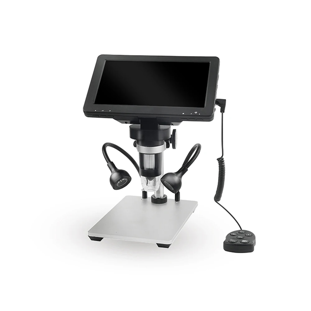 Цифровой микроскоп 1200x, промышленная Лупа с проводным управлением, 12MP HD, электронный видеомикроскоп для ремонта телефонов