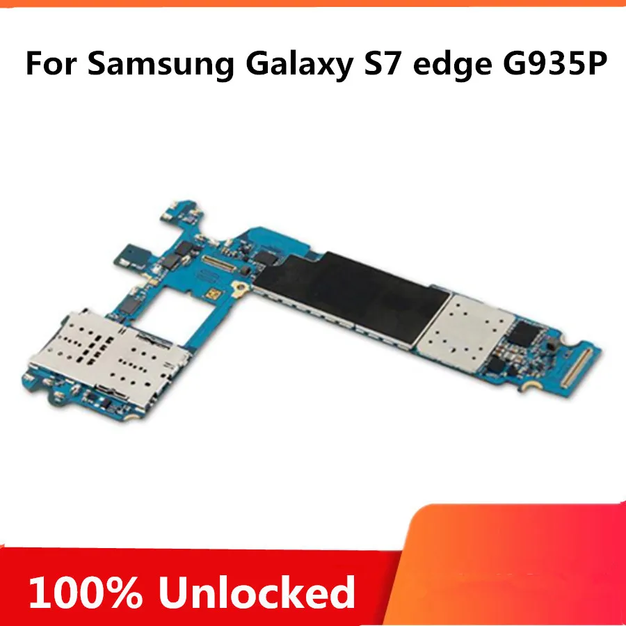Оригинальная разблокированная материнская плата Samsung Galaxy S7 edge G935P 32 ГБ версия США