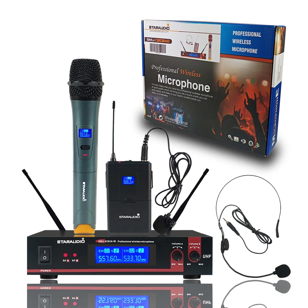 staraudio pro wireless microphone system for church
