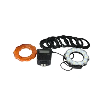

1 Set Macro Ring Flash Light LED 8 Levels Luminance Prime Lamp for SLR Camera