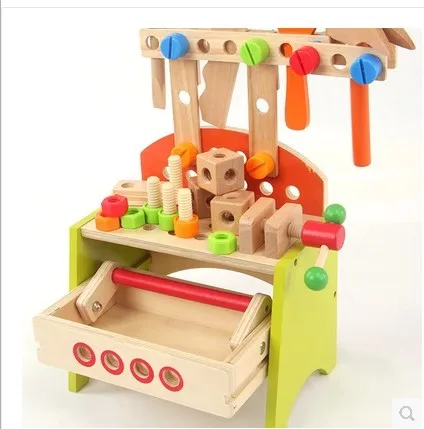 

New Style Children Play House Toys Toolbox Model Tool Table Set Boy Play House Repairman Toy