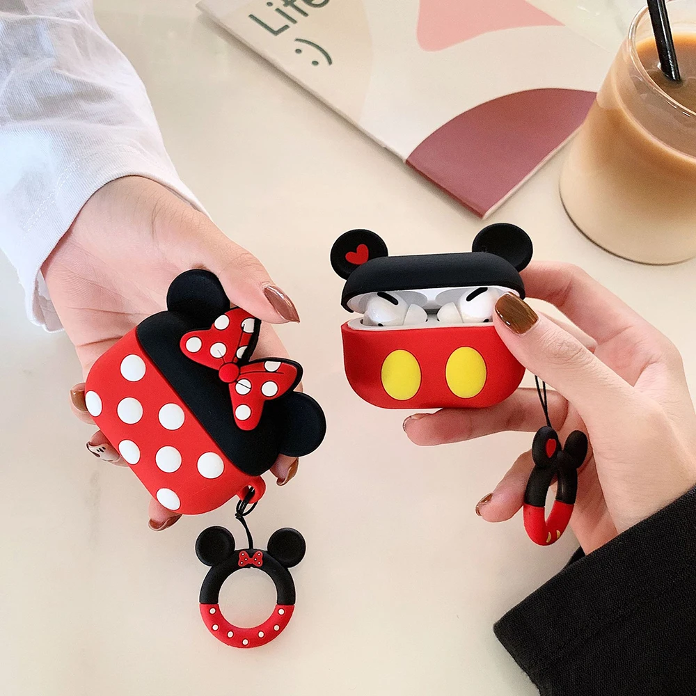 Силиконовый чехол для AirPods pro с милым 3D рисунком, bluetooth-гарнитура, чехол для Air pods Pro, защитный чехол для зарядки Airpods 3, чехол s