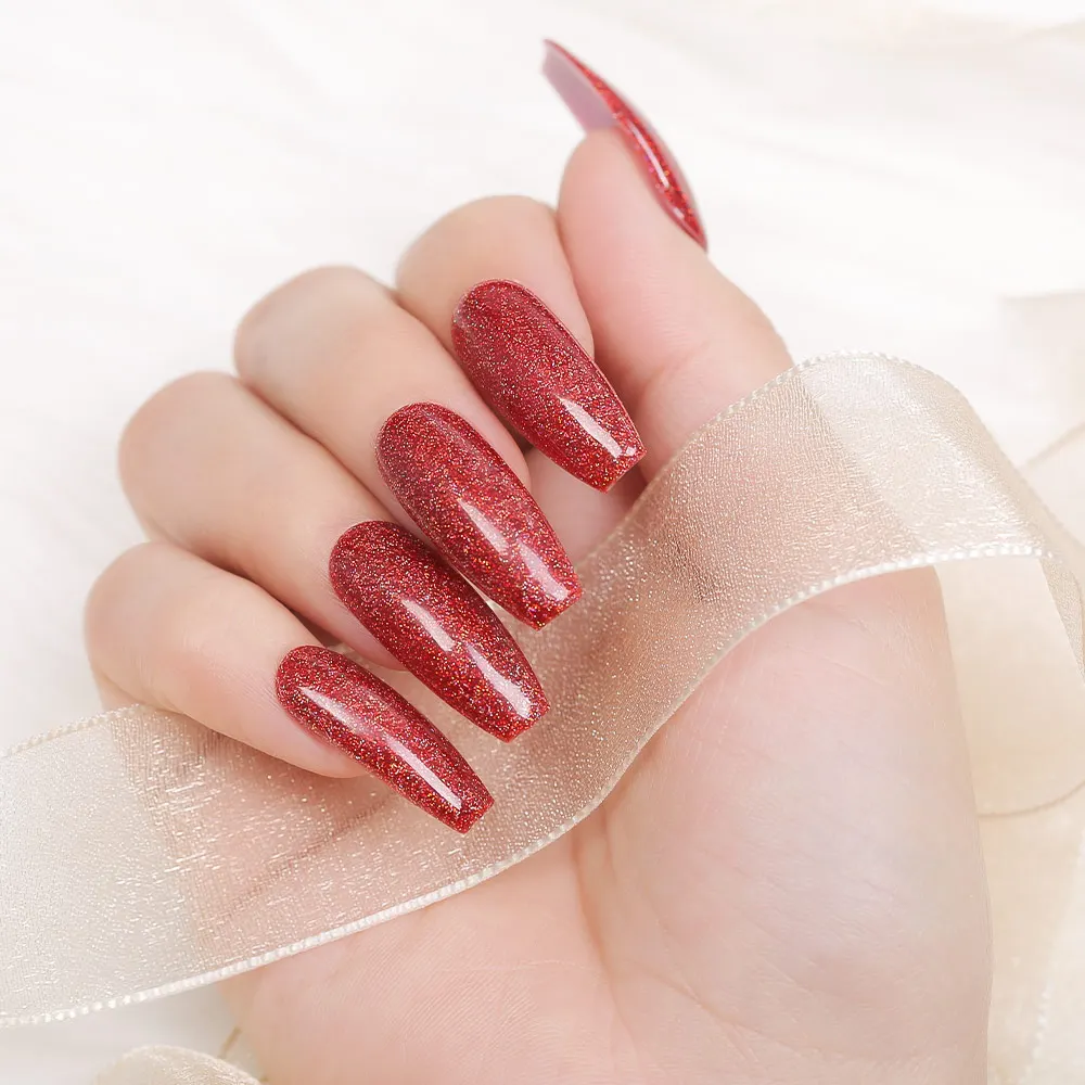 Красивые неоновые радужные ногти Modelones УФ гель для ногтей 10 мл профессиональный