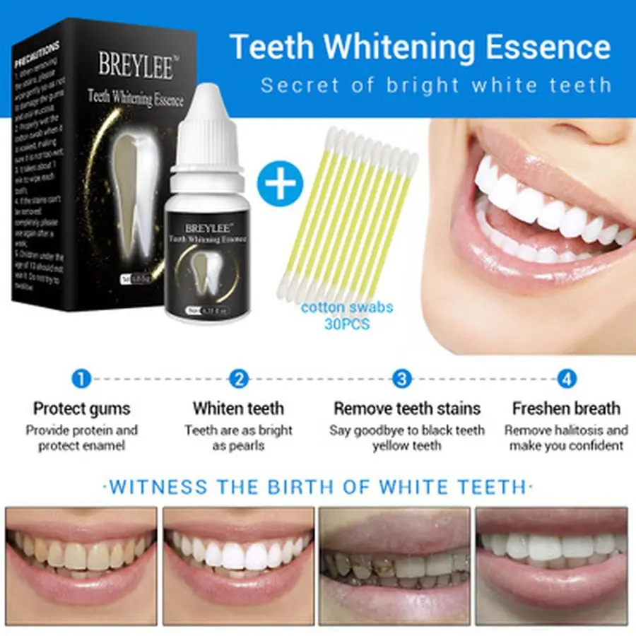 BREYLEE Teeth Whitening Powder Toothpaste Hygiene Cleaning Teeth Care Tooth Cleaning Whitening Remove Plaque Stains Dental 2