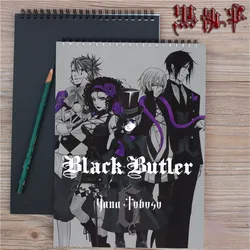 Black Butler Sketchbook Drawing Anime A4 Sketch Book Art Graffiti Professional Painting Book Blank Beige Paper School Supplies
