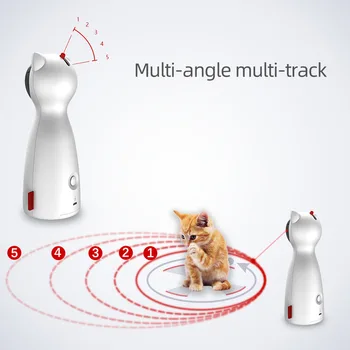 

Cat Interactive Toy Auto Rotating Light Chaser Toy for Cats