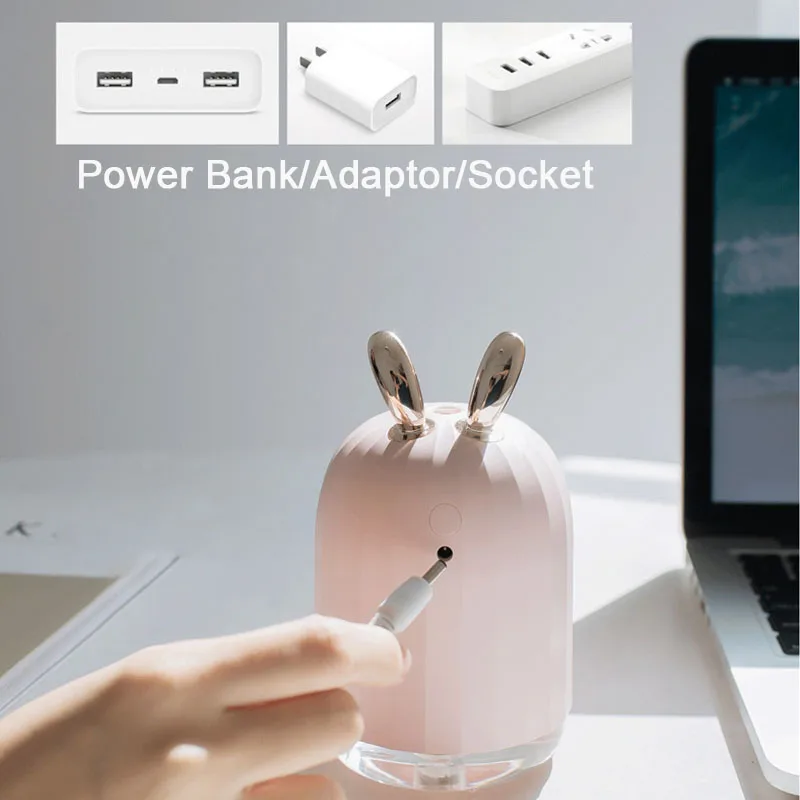 Креативный ультразвуковой увлажнитель воздуха с холодным туманом USB диффузор