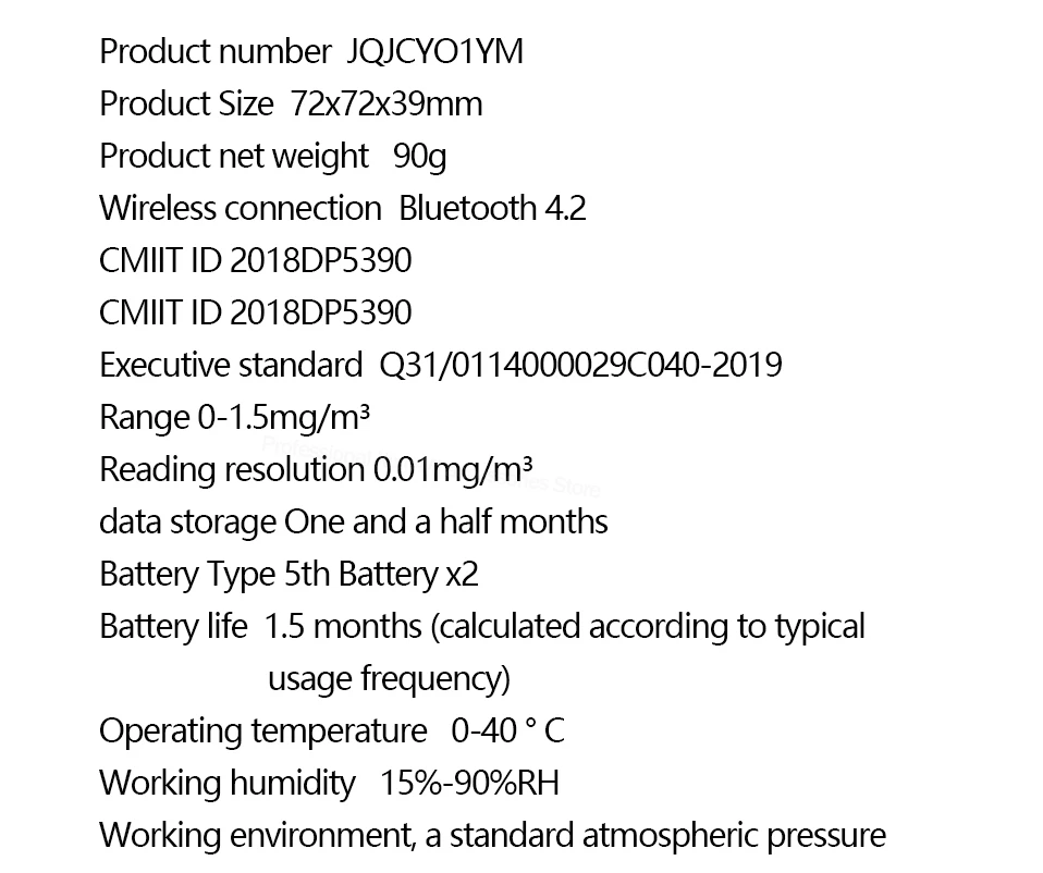Xiaomi Mijia монитор формальдегида Bluetooth детектор газа Тестер качества воздуха OLED газоанализатор для дома безопасный с помощью приложения Mijia управление