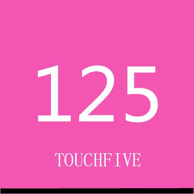 TOUCHFIVE 168 цветов одиночные художественные маркеры кисти ручки для эскиза на спиртовой основе маркеры двойная голова манга Рисование ручки художественные принадлежности - Цвет: 125-fluorescent rose