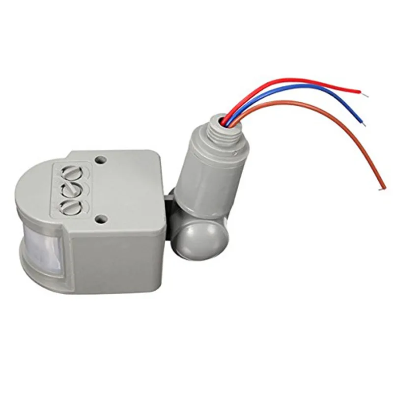 AC 220V DC 12V Infrared PIR Motion Sensor Switch With LED Light Automatic Outdoor Motion Sensor Light Switch