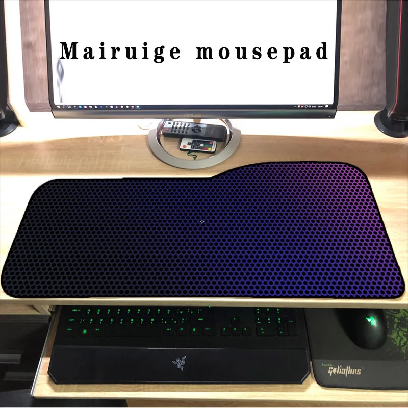 

730*330*3mm Hexagon Black Texture Personality Computer Gaming Speed MousePad Large Mouse Pad Gamer XXL PC Desk Mat Keyboard Pad