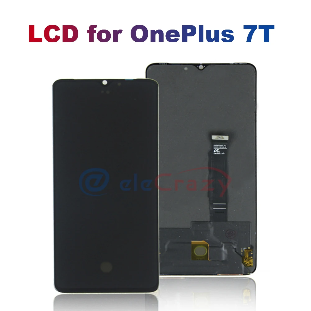 

Original AMOLED LCD for OnePlus One Plus 7T LCD Display Screen Touch Digitizer Replacement Assembly 100% Tested