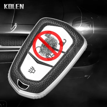 TPU Leather Type Car Key Case Cover For Cadillac ESV Escalade CTS XTS SRX ATS CT5 XT5 XT6 CT6 Protector Shell Fob Accessories - TPU Leather Type Car Key Case Cover For Cadillac ESV Escalade CTS XTS SRX ATS