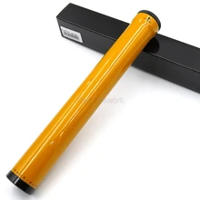 COHIBA металлический держатель из нержавеющей стали с одной трубкой для сигар портативный дорожный Карманный чехол для сигар с увлажнителем подарочная коробка