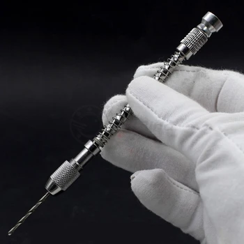 

Manual drill semi-automatic hand twist drill hand drill Bodhi core carving hand twist drill drill Mini hand drill