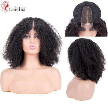 

2x4 Closure Wig Jerry Curly Human Hair Wigs With Baby Hair Glueless Lace Front Human Hair Wigs For Black Women 180 density