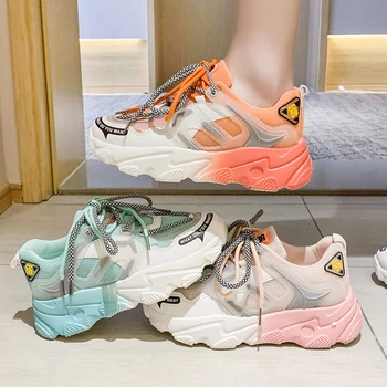 

2020 Fashion Summer Female Sneakers Autumn Chunky Women Sneakers Womens Platform Sneakers Shoes Canvas Shoes Ladies Casual Shoes